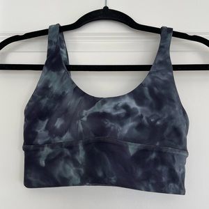 Lululemon Diamond Dye Silver Blue Tidewater Teal Graphite Grey Sports Bra